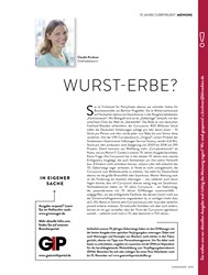 Titelbild der Ausgabe 9/2019 von WURST-ERBE?. Zeitschriften als Abo oder epaper bei United Kiosk online kaufen.