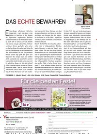 Titelbild der Ausgabe 5/2019 von DAS ECHTE BEWAHREN. Zeitschriften als Abo oder epaper bei United Kiosk online kaufen.