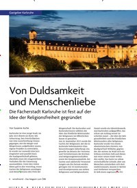 Titelbild der Ausgabe 3/2022 von Von Duldsamkeit und Menschenliebe. Zeitschriften als Abo oder epaper bei United Kiosk online kaufen.