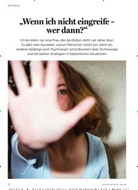 Titelbild der Ausgabe 8/2018 von IM FOKUS: „Wenn ich nicht eingreife – wer dann?“. Zeitschriften als Abo oder epaper bei United Kiosk online kaufen.