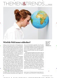Titelbild der Ausgabe 11/2018 von THEMEN&TRENDS: Wird die Welt immer schlechter?. Zeitschriften als Abo oder epaper bei United Kiosk online kaufen.