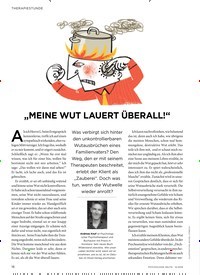 Titelbild der Ausgabe 12/2018 von THERAPIESTUNDE: „MEINE WUT LAUERT ÜBERALL!“. Zeitschriften als Abo oder epaper bei United Kiosk online kaufen.