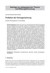 Titelbild der Ausgabe 5/2019 von Cornelie Dietrich/Valerie Riepe: Praktiken der Homogenisierung. Zeitschriften als Abo oder epaper bei United Kiosk online kaufen.