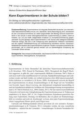 Titelbild der Ausgabe 5/2019 von Markus Emden/Arne Bewersdorff/Armin Baur: Kann Experimentieren in der Schule bilden ?. Zeitschriften als Abo oder epaper bei United Kiosk online kaufen.