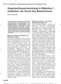 Titelbild der Ausgabe 4/2020 von Thema Perspektiven auf Organisationsentwicklung in der Mädchen*arbeit: Organisationsentwicklung in Mädchen*- projekten: die Kunst des Balancierens. Zeitschriften als Abo oder epaper bei United Kiosk online kaufen.