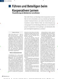 Titelbild der Ausgabe 5/2018 von Führen und Beteiligen: ¦ Führen und Beteiligen beim Kooperativen Lernen: Visualisierung als Methode der Lernreflexion. Zeitschriften als Abo oder epaper bei United Kiosk online kaufen.