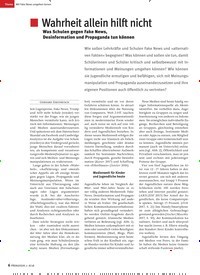 Titelbild der Ausgabe 8/2018 von Wahrheit allein hilft nicht. Zeitschriften als Abo oder epaper bei United Kiosk online kaufen.
