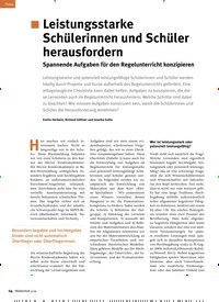 Titelbild der Ausgabe 5/2019 von Leistungsstarke Schülerinnen und Schüler herausfordern. Zeitschriften als Abo oder epaper bei United Kiosk online kaufen.