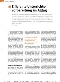 Titelbild der Ausgabe 8/2019 von Effiziente Unterrichtsvorbereitung im Alltag. Zeitschriften als Abo oder epaper bei United Kiosk online kaufen.