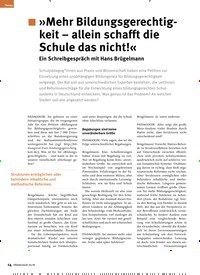 Titelbild der Ausgabe 10/2019 von »Mehr Bildungsgerechtigkeit – allein schafft die Schule das nicht!« Ein Schreibgespräch mit Hans Brügelmann. Zeitschriften als Abo oder epaper bei United Kiosk online kaufen.