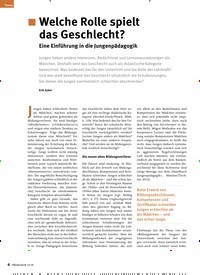Titelbild der Ausgabe 12/2019 von Welche Rolle spielt das Geschlecht?. Zeitschriften als Abo oder epaper bei United Kiosk online kaufen.