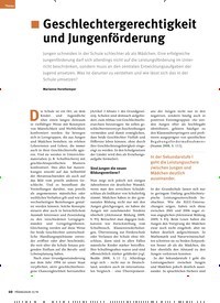 Titelbild der Ausgabe 12/2019 von Geschlechtergerechtigkeit und Jungenförderung. Zeitschriften als Abo oder epaper bei United Kiosk online kaufen.