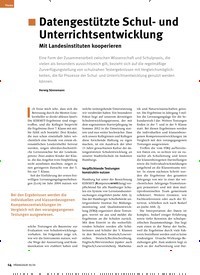 Titelbild der Ausgabe 10/2020 von Datengestützte Schul- und Unterrichtsentwicklung. Zeitschriften als Abo oder epaper bei United Kiosk online kaufen.