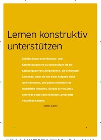 Titelbild der Ausgabe 9/2022 von Lernen konstruktiv unterstützen. Zeitschriften als Abo oder epaper bei United Kiosk online kaufen.