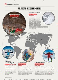 Titelbild der Ausgabe 9/2019 von Bergszene: im September: ALPINE HIGHLIGHTS. Zeitschriften als Abo oder epaper bei United Kiosk online kaufen.