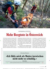 Titelbild der Ausgabe 12/2019 von ALPINUNFALLSTATISTIK: Mehr Bergtote in Österreich. Zeitschriften als Abo oder epaper bei United Kiosk online kaufen.