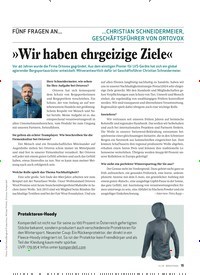 Titelbild der Ausgabe 12/2020 von FÜNF FRAGEN AN…: …CHRISTIAN SCHNEIDERMEIER, GESCHÄFTSFÜHRER VON ORTOVOX: »Wir haben ehrgeizige Ziele«. Zeitschriften als Abo oder epaper bei United Kiosk online kaufen.