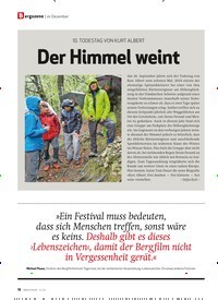 Titelbild der Ausgabe 12/2020 von 10. TODESTAG VON KURT ALBERT: Der Himmel weint. Zeitschriften als Abo oder epaper bei United Kiosk online kaufen.