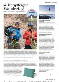 Titelbild der Ausgabe 9/2022 von 4. Bergsteiger Wandertag. Zeitschriften als Abo oder epaper bei United Kiosk online kaufen.