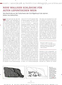 Titelbild der Ausgabe 2/2022 von NEUE WALLISER SCHLÄUCHE FÜR ALTEN LEPONTISCHEN WEIN. Zeitschriften als Abo oder epaper bei United Kiosk online kaufen.