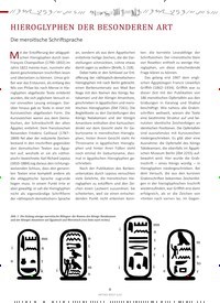 Titelbild der Ausgabe 5/2022 von HIEROGLYPHEN DER BESONDEREN ART. Zeitschriften als Abo oder epaper bei United Kiosk online kaufen.