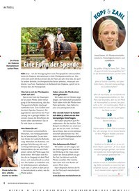 Titelbild der Ausgabe 12/2018 von Paten für Therapiepferde: Eine Form der Spende. Zeitschriften als Abo oder epaper bei United Kiosk online kaufen.