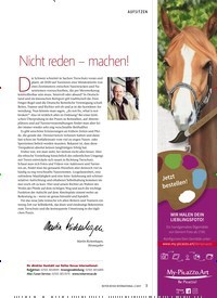 Titelbild der Ausgabe 2/2019 von AUFSITZEN: Nicht reden – machen!. Zeitschriften als Abo oder epaper bei United Kiosk online kaufen.