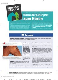 Titelbild der Ausgabe 2/2019 von LESERBRIEFE: Themen für Reiter jetzt zum Hören. Zeitschriften als Abo oder epaper bei United Kiosk online kaufen.