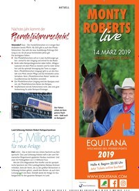 Titelbild der Ausgabe 2/2019 von Nächstes Jahr kommt der: Pferdefühhrrschein!. Zeitschriften als Abo oder epaper bei United Kiosk online kaufen.