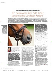 Titelbild der Ausgabe 2/2019 von „Ein Nasenriemen sollte nicht ‚locker‘, sondern korrekt verschnallt werden!“. Zeitschriften als Abo oder epaper bei United Kiosk online kaufen.