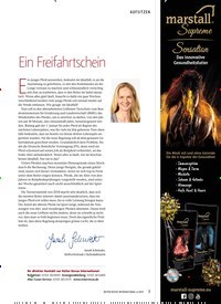 Titelbild der Ausgabe 6/2019 von AUFSITZEN : Ein Freifahrtschein. Zeitschriften als Abo oder epaper bei United Kiosk online kaufen.