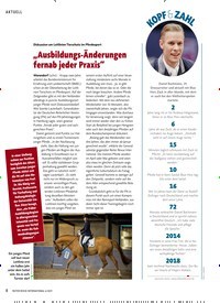 Titelbild der Ausgabe 6/2019 von „Ausbildungs-Änderungen fernab jeder Praxis“. Zeitschriften als Abo oder epaper bei United Kiosk online kaufen.