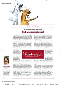 Titelbild der Ausgabe 9/2019 von DURCHGEGANGEN: KOLUMNE: Und, was machst du so?. Zeitschriften als Abo oder epaper bei United Kiosk online kaufen.