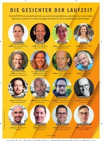 Titelbild der Ausgabe 5/2022 von DIE GESICHTER DER LAUFZEIT. Zeitschriften als Abo oder epaper bei United Kiosk online kaufen.