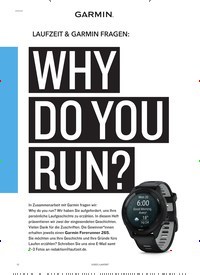 Titelbild der Ausgabe 3/2023 von LAUFZEIT & GARMIN FRAGEN: WHY DO YOU RUN?. Zeitschriften als Abo oder epaper bei United Kiosk online kaufen.