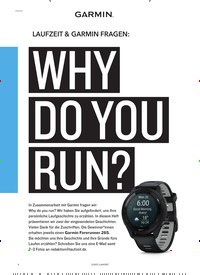 Titelbild der Ausgabe 5/2023 von LAUFZEIT & GARMIN FRAGEN: WHY DO YOU RUN?. Zeitschriften als Abo oder epaper bei United Kiosk online kaufen.