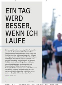 Titelbild der Ausgabe 6/2023 von EIN TAG WIRD BESSER, WENN ICH LAUFE. Zeitschriften als Abo oder epaper bei United Kiosk online kaufen.