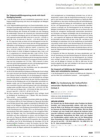 Titelbild der Ausgabe 40/2019 von Entscheidungen: BGH: Zur Ausbeutung der herkunftshinweisenden Markenfunktion in Adwords – Ortlieb II. Zeitschriften als Abo oder epaper bei United Kiosk online kaufen.
