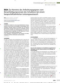 Titelbild der Ausgabe 46/2019 von Entscheidungen: BGH: Zur Kenntnis des Anfechtungsgegners vom Benachteiligungsvorsatz des Schuldners bei einem bargeschäftsähnlichen Leistungsaustausch. Zeitschriften als Abo oder epaper bei United Kiosk online kaufen.