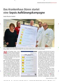 Titelbild der Ausgabe 6/2019 von Das Krankenhaus Düren startet eine Sepsis Aufklärungskampagne. Zeitschriften als Abo oder epaper bei United Kiosk online kaufen.