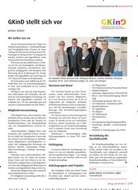 Titelbild der Ausgabe 7/2019 von KINDERKRANKENSCHWESTER: GKinD stellt sich vor. Zeitschriften als Abo oder epaper bei United Kiosk online kaufen.
