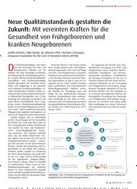 Titelbild der Ausgabe 11/2019 von Neue Qualitätsstandards gestalten die Zukunft: Mit vereinten Kräften für die Gesundheit von Frühgeborenen und kranken Neugeborenen. Zeitschriften als Abo oder epaper bei United Kiosk online kaufen.