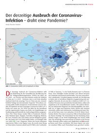 Titelbild der Ausgabe 3/2020 von Der derzeitige Ausbruch der Coronavirus-Infektion - droht eine Pandemie?. Zeitschriften als Abo oder epaper bei United Kiosk online kaufen.