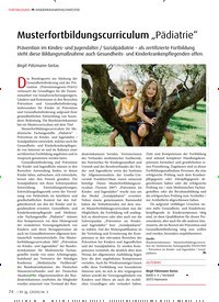 Titelbild der Ausgabe 3/2020 von Musterfortbildungscurriculum „Pädiatrie“. Zeitschriften als Abo oder epaper bei United Kiosk online kaufen.