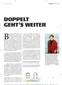 Titelbild der Ausgabe 3/2022 von DOPPELT GEHT ’S WEITER. Zeitschriften als Abo oder epaper bei United Kiosk online kaufen.