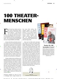Titelbild der Ausgabe 4/2022 von 100 THEATER-MENSCHEN. Zeitschriften als Abo oder epaper bei United Kiosk online kaufen.