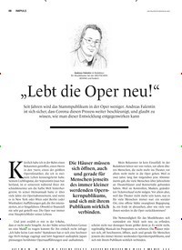 Titelbild der Ausgabe 6/2022 von „Lebt die Oper neu!“. Zeitschriften als Abo oder epaper bei United Kiosk online kaufen.