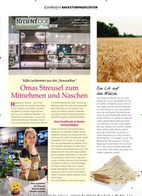 Titelbild der Ausgabe 1/2021 von BACKSTUBENGEFLÜSTER: Süße Leckereien aus der „Streuselbar“: Omas Streusel zum Mitnehmen und Naschen. Zeitschriften als Abo oder epaper bei United Kiosk online kaufen.