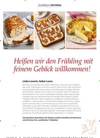 Titelbild der Ausgabe 2/2022 von Heißen wir den Frühling mit feinem Gebäck willkommen!. Zeitschriften als Abo oder epaper bei United Kiosk online kaufen.