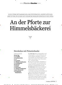 Titelbild der Ausgabe 4/2019 von An der Pforte zur Himmelsbäckerei. Zeitschriften als Abo oder epaper bei United Kiosk online kaufen.